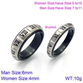 Stainless Steel Lover Ring