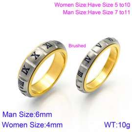 Stainless Steel Lover Ring