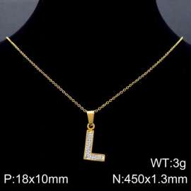 Stainless Steel Stone Necklace