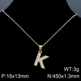 Stainless Steel Stone Necklace