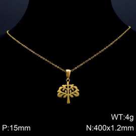SS Gold-Plating Necklace