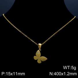 SS Gold-Plating Necklace