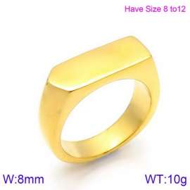 Stainless Steel Gold-plating Ring