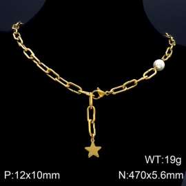 SS Gold-Plating Necklace