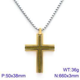 SS Gold-Plating Necklace