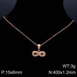 SS Rose Gold-Plating Necklace