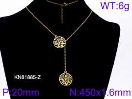 SS Gold-Plating Necklace
