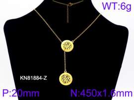 SS Gold-Plating Necklace