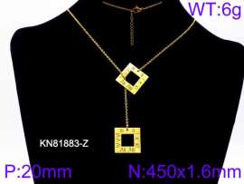 SS Gold-Plating Necklace
