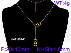 SS Gold-Plating Necklace