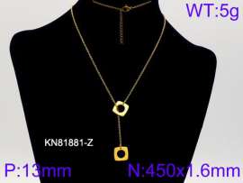 SS Gold-Plating Necklace