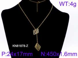 SS Gold-Plating Necklace