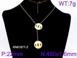 SS Gold-Plating Necklace