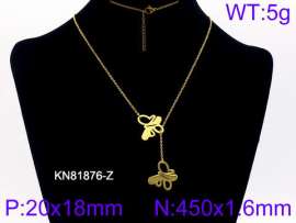 SS Gold-Plating Necklace