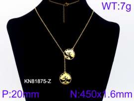 SS Gold-Plating Necklace