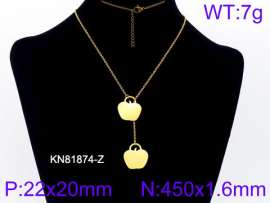 SS Gold-Plating Necklace