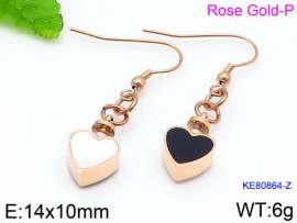 SS Rose Gold-Plating Earring