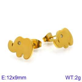 Stainless Steel Stone&Crystal Earring