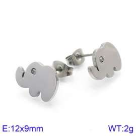 Stainless Steel Stone&Crystal Earring