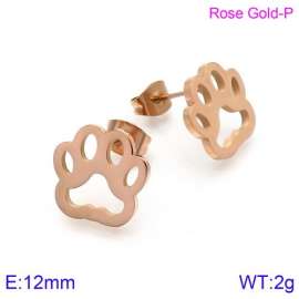 SS Rose Gold-Plating Earring