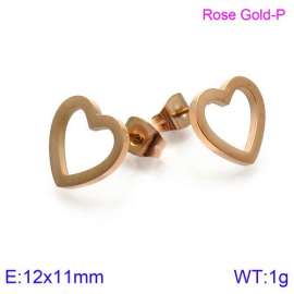 SS Rose Gold-Plating Earring