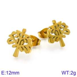 SS Gold-Plating Earring