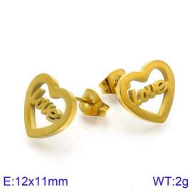 SS Gold-Plating Earring