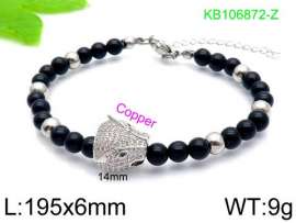 Stainless Steel Stone Bracelet