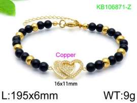 Stainless Steel Stone Bracelet