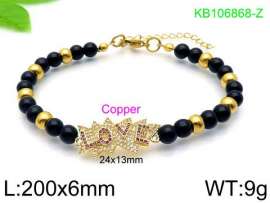 Stainless Steel Stone Bracelet