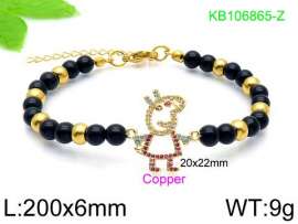 Stainless Steel Stone Bracelet