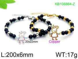 Stainless Steel Stone Bracelet