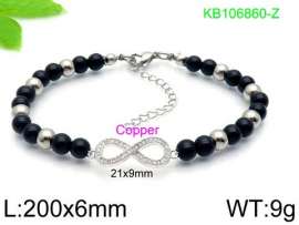 Stainless Steel Stone Bracelet