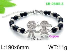 Stainless Steel Stone Bracelet