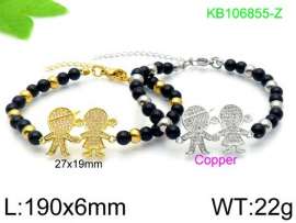 Stainless Steel Stone Bracelet