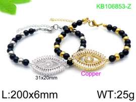 Stainless Steel Stone Bracelet