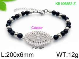 Stainless Steel Stone Bracelet