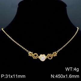 SS Gold-Plating Necklace