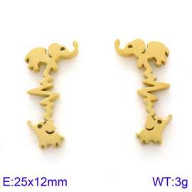 SS Gold-Plating Earring