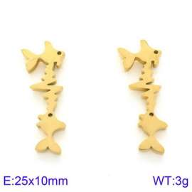 SS Gold-Plating Earring