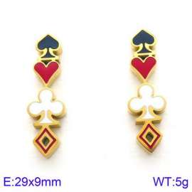 SS Gold-Plating Earring