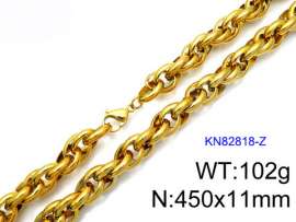 SS Gold-Plating Necklace
