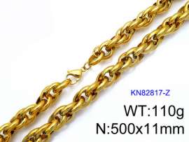 SS Gold-Plating Necklace