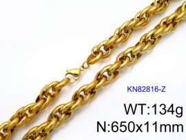 SS Gold-Plating Necklace