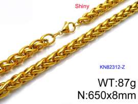 SS Gold-Plating Necklace