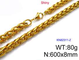 SS Gold-Plating Necklace