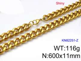 SS Gold-Plating Necklace