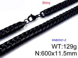 Stainless Steel Black-plating Necklace