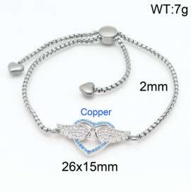 Stainless Steel Stone Bracelet