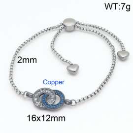 Stainless Steel Stone Bracelet
